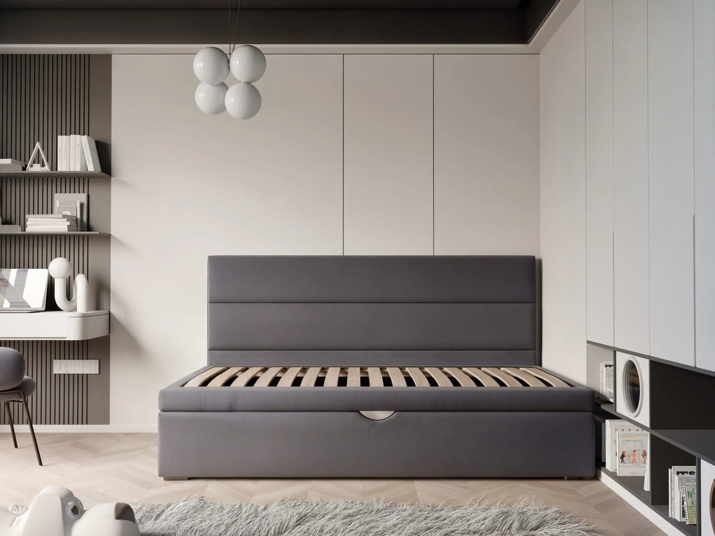 Łóżko dziecięco-młodzieżowe dziecięce RUBBLE - 90x200