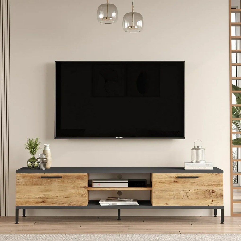 Stolik pod telewizor Rio Atlantic Pine and Anthracite