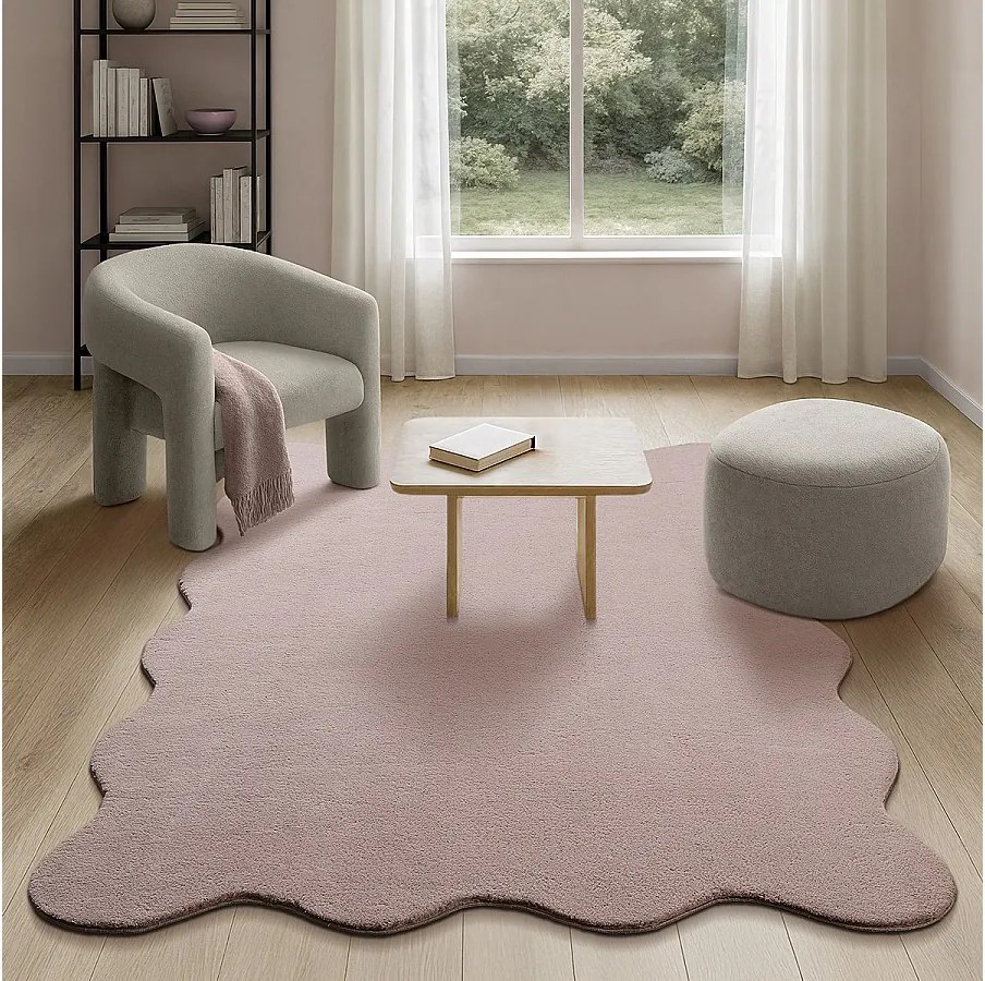 Dywan Relax prany antypoślizgowy - różowy - 120 x 160 cm