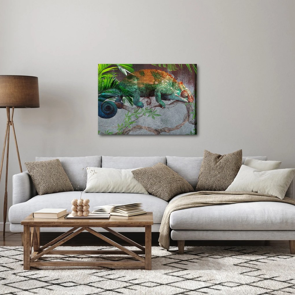 Obraz - Kameleon (70x50 cm)