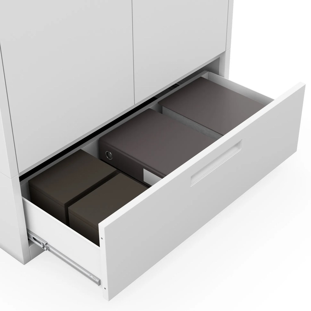 Megan Biały - szuflada pojedyncza 185 cm