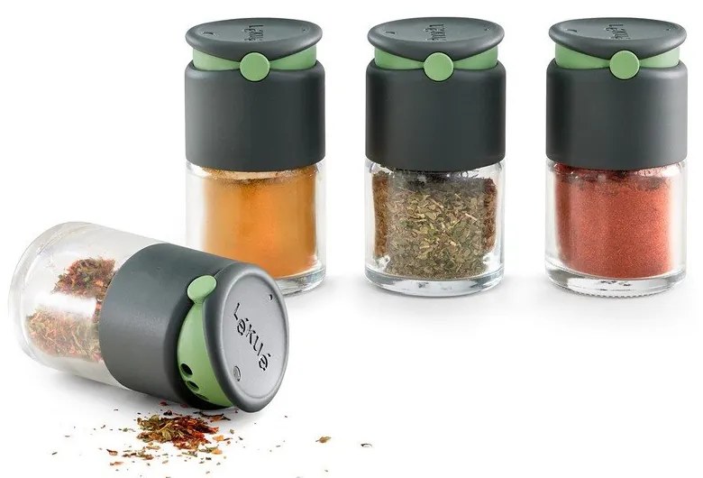 Zestaw pojemników na przyprawy 4 szt. 100 ml – Lékué