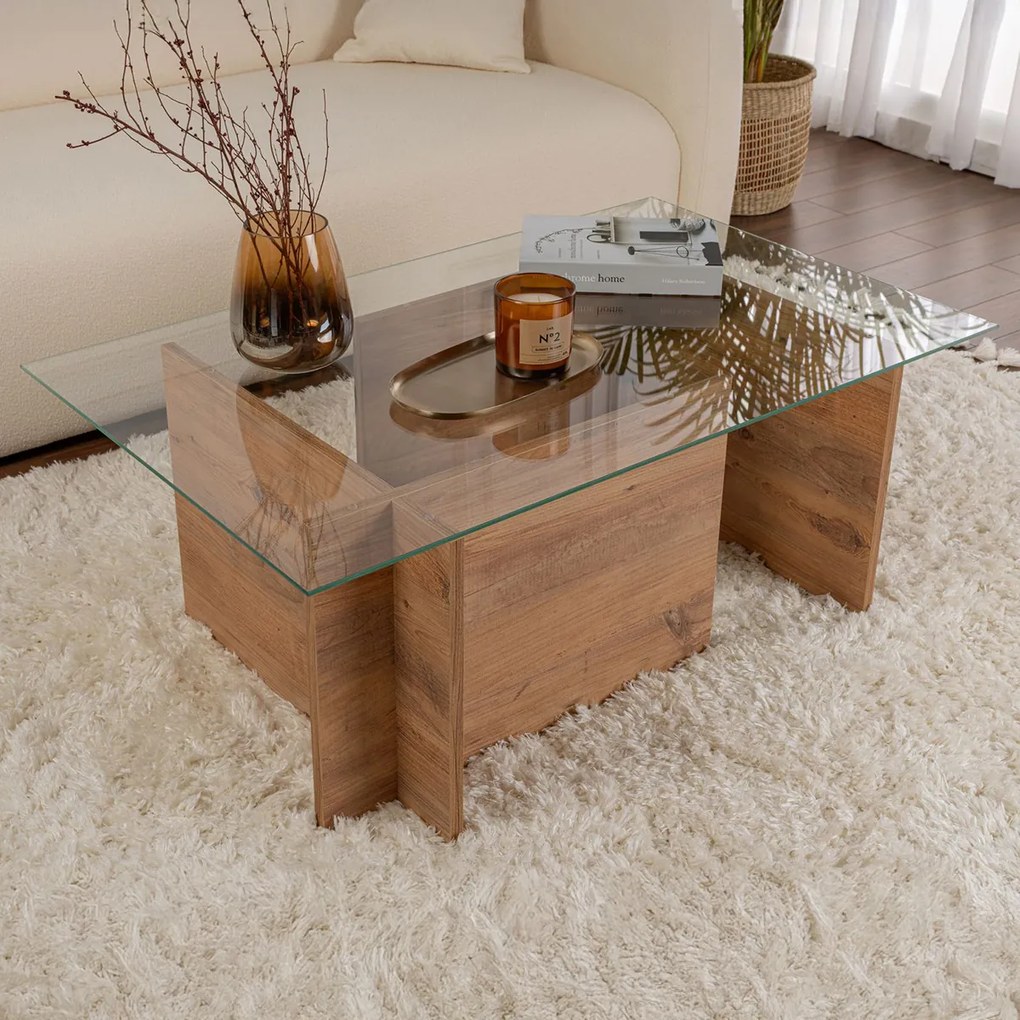 Stolik konferencyjny Vetrino Atlantic Pine