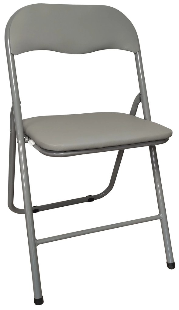 Zestaw 6 szt. składanych krzeseł ogrodowych cateringowych bankietowych biurowych C-9281 szary