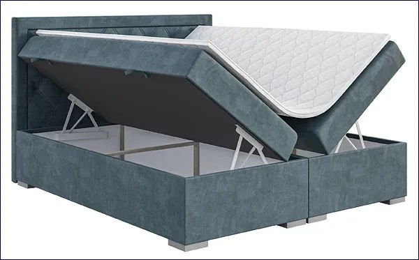 Podwójne łóżko kontynentalne 120x200 M2-H64