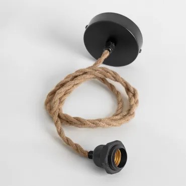 Przewód Do Lampy Sufitowej Na Zewnątrz Z Polietylenu Denise Czarna - Sklum