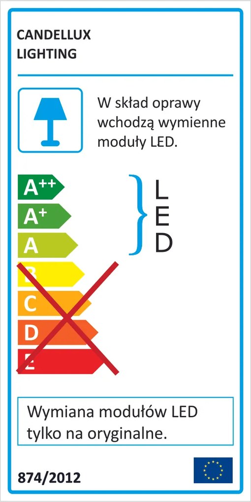 Nowoczesny plafon sufitowy led - K126 F9-P32