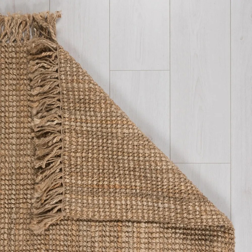 Brązowy dywan z juty Flair Rugs Jute, 120x170 cm