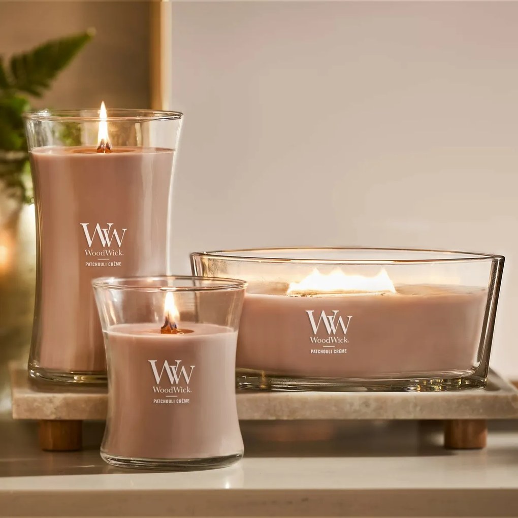 Woodwick Świeca zapachowa Patchouli Creme, 453 g