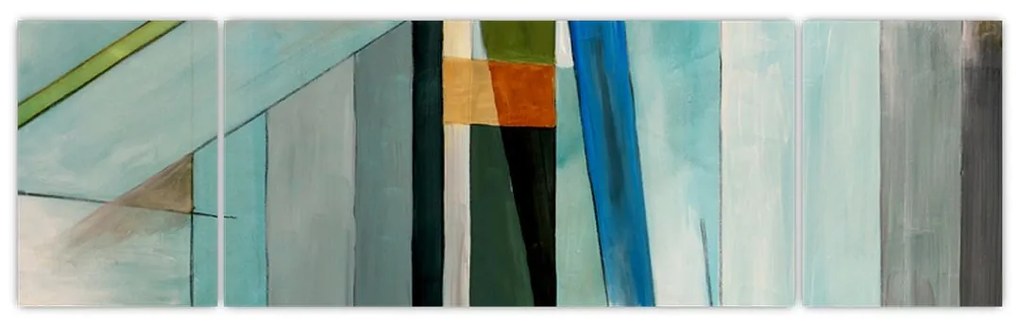 Obraz - Abstrakcja (170x50 cm)