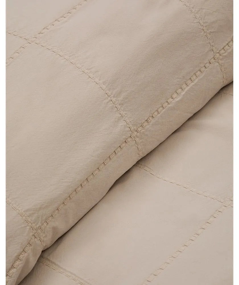 Jasnobrązowa bawełniana narzuta pikowana 240x260 cm Isor – Kave Home