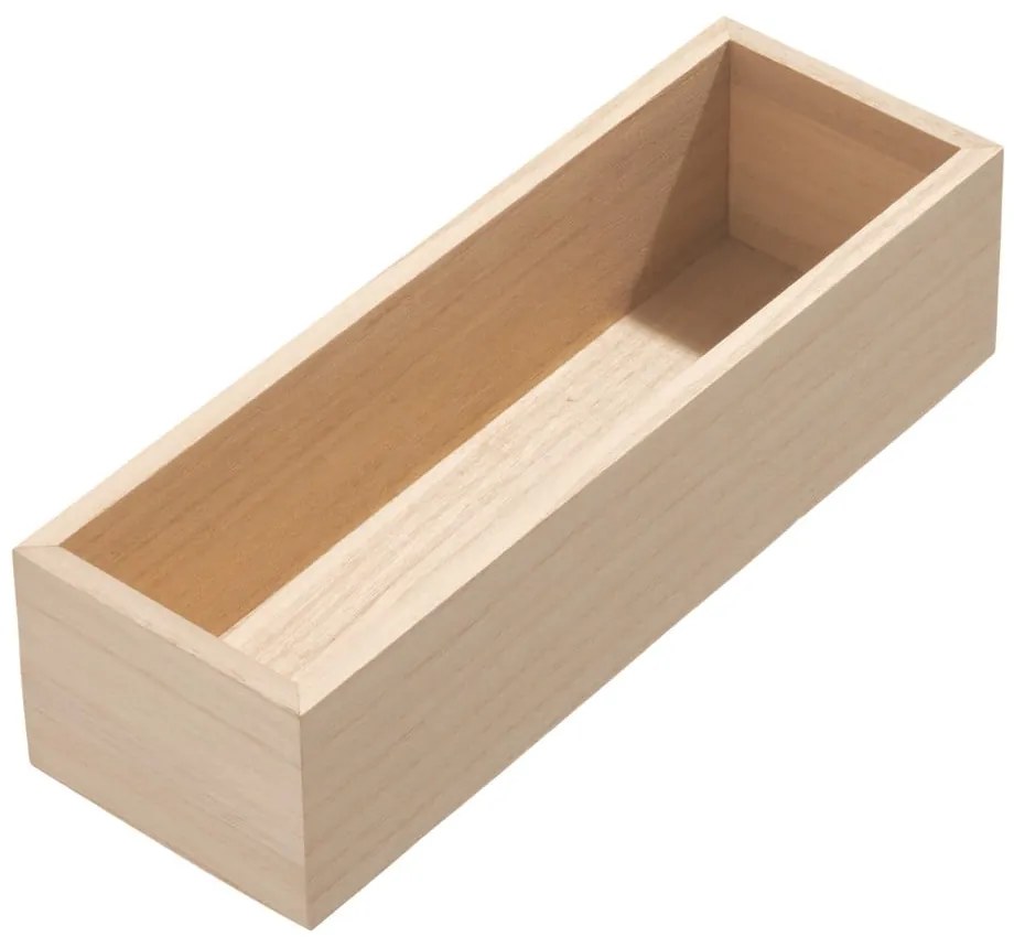 Organizer kuchenny z drewna paulownia iDesign, 25,4x8,4 cm