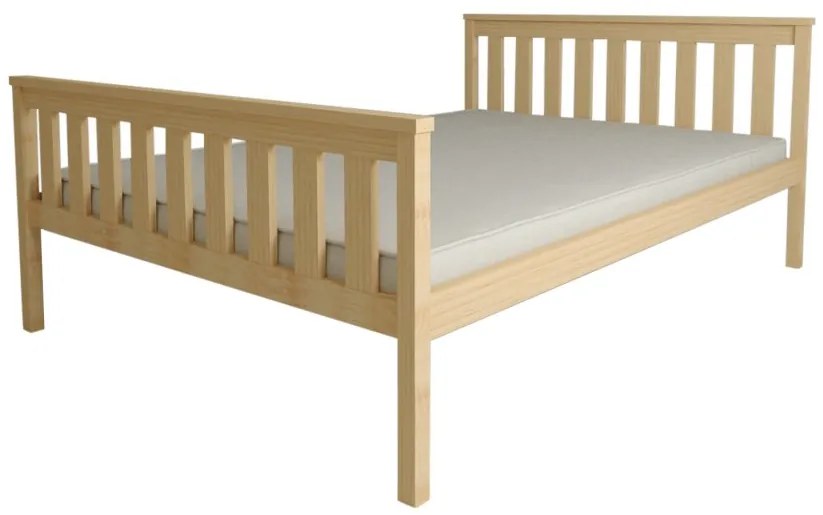 Łóżko KALEA 140 x 200 cm, sosna Stelaż: Ze stelażem listwowym elastycznym, Materac: Materac Somnia 18 cm