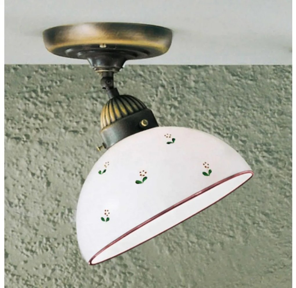 Kolarz 731.10.69 - Żyrandol natynkowy NONNA 1xE27/75W/230V śr. 20 cm czerwony