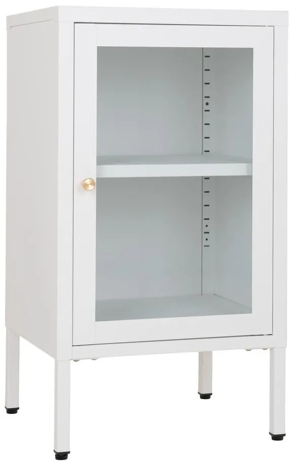 Biała metalowa witryna 38x70 cm Dalby – House Nordic
