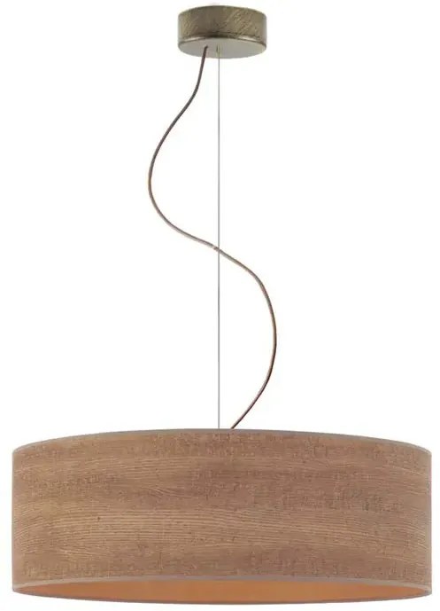 Żyrandol w stylu eko z abażurem 50 cm - EX851-Dehia - wybór kolorów