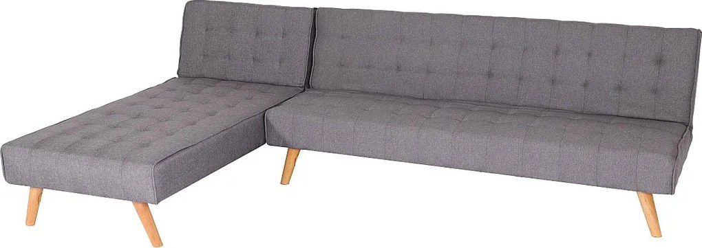 Sofa narożna MCW-K38,  jasnoszary