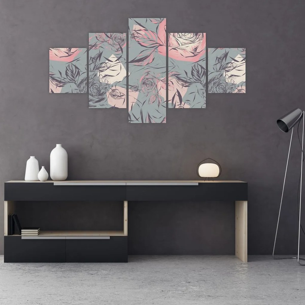Obraz - Róża (125x70 cm)