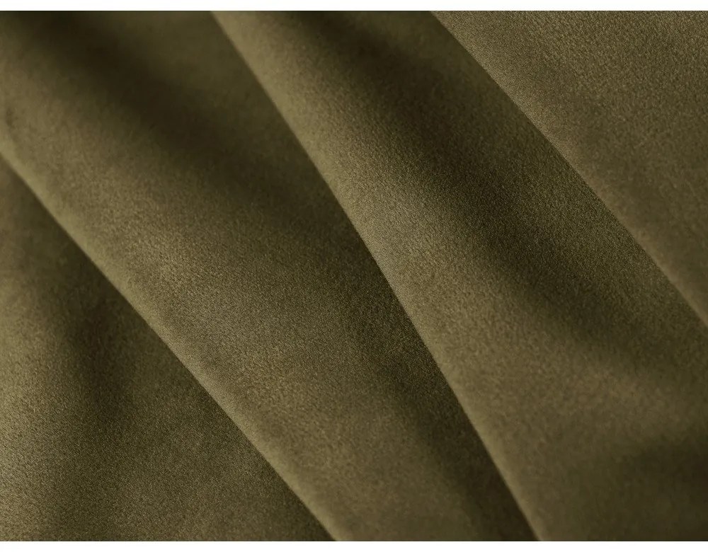 Zielona aksamitna sofa 140 cm Abby – Micadoni