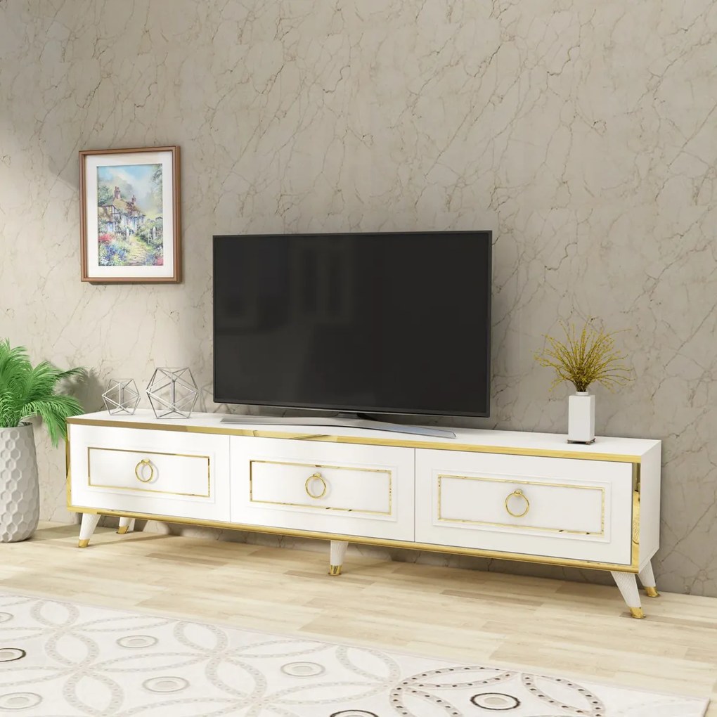 Stolik pod telewizor Sona White