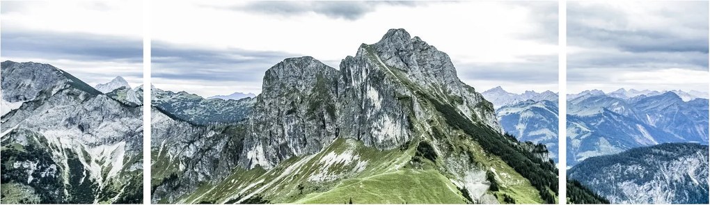 Obraz - Szczyty górskie (170x50 cm)