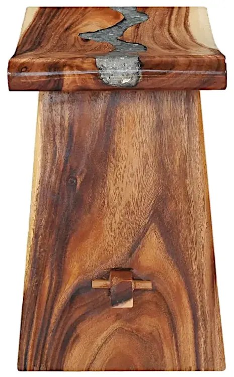 Elegancki stołek ozdobiony poliżywicą P2-B38