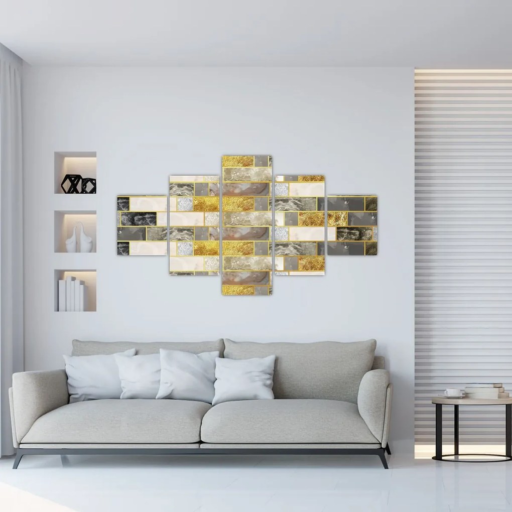 Obraz - Dekoracje z teksturami (125x70 cm)