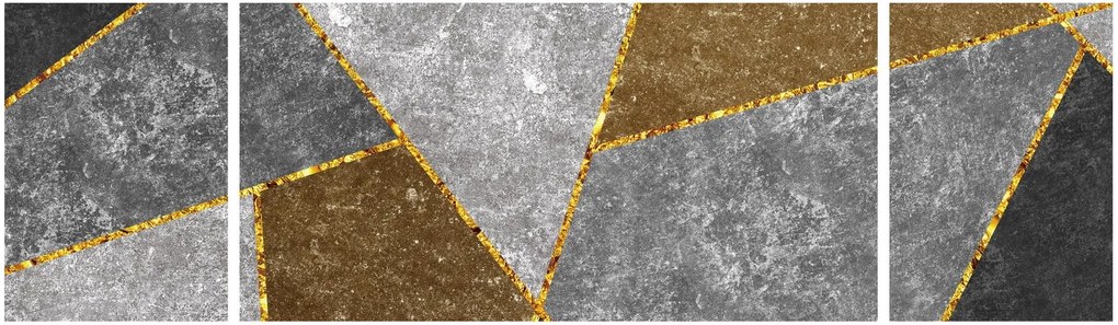 Obraz - Imitacja materiałów (170x50 cm)