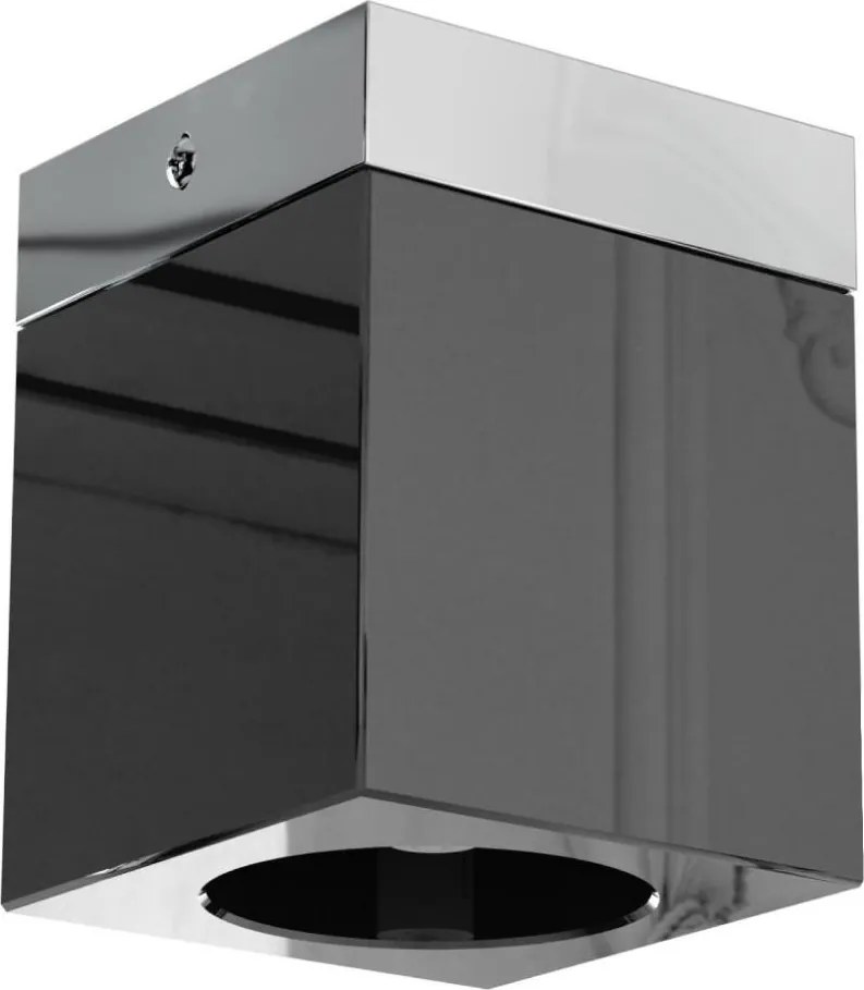 Open Design OR81046 - Oprawa punktowa CUBO 1xG9/8W/230V czarna/błyszczący chrom