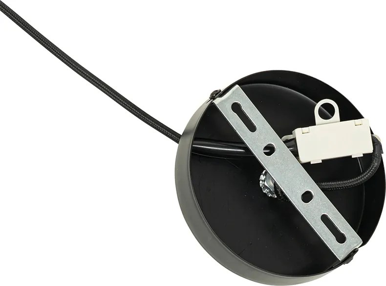 Orientalna lampa wisząca bambusowa 32 cm - Amira