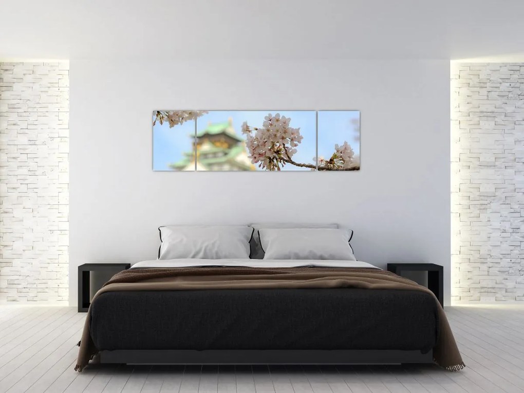 Obraz - Sakura (170x50 cm)