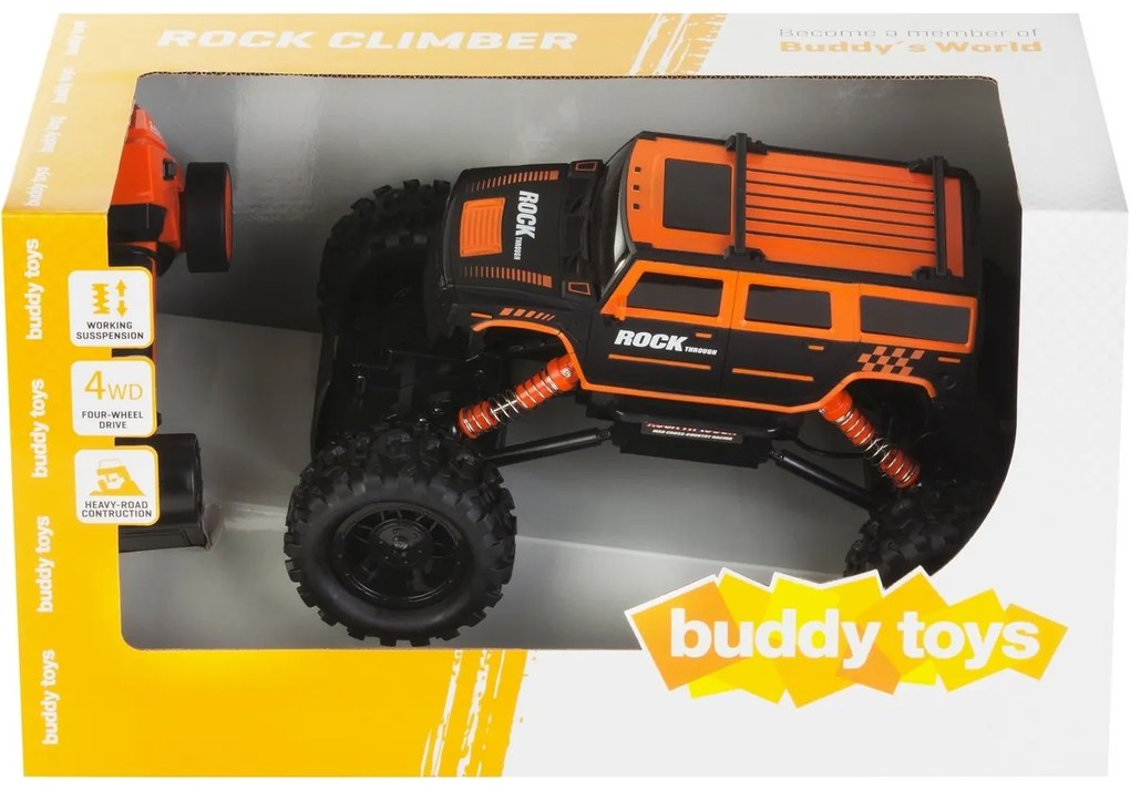 Samochód zdalnie sterowany Buddy Toys BRC 14.613RC Rock Climber, pomarańczowy