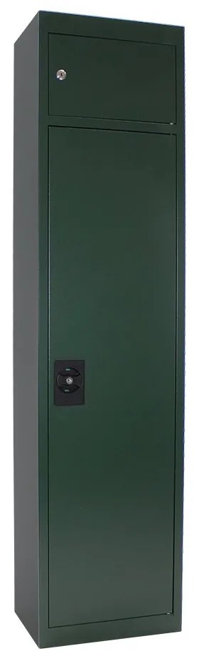 Szafa na broń GUN 5 - zamek mechaniczny, 1500x370x265 mm