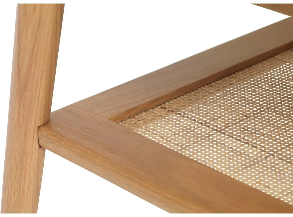 Stolik z blatem w dekorze dębu 60x120 cm Barrali – Unique Furniture