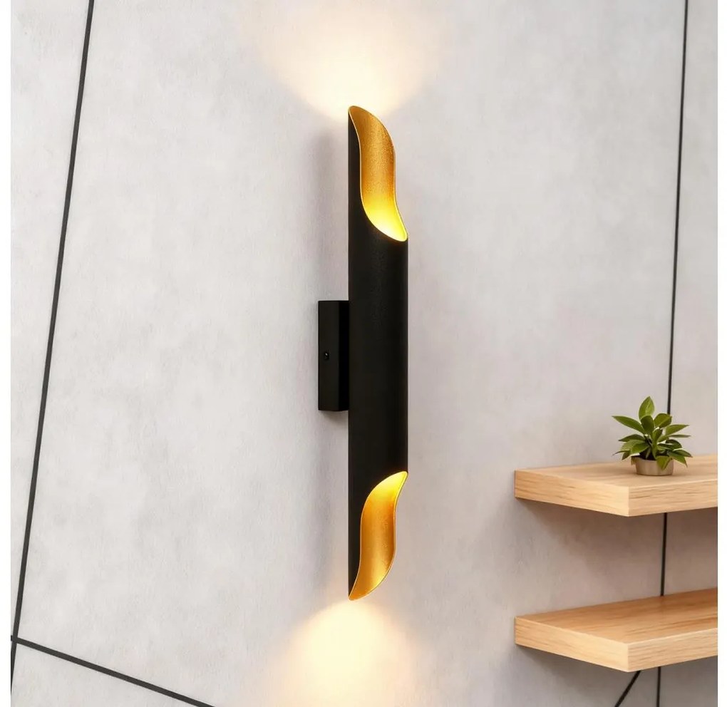 Brilagi - Kinkiet KALMAR 2xE27/40W/230V czarny/brązowy