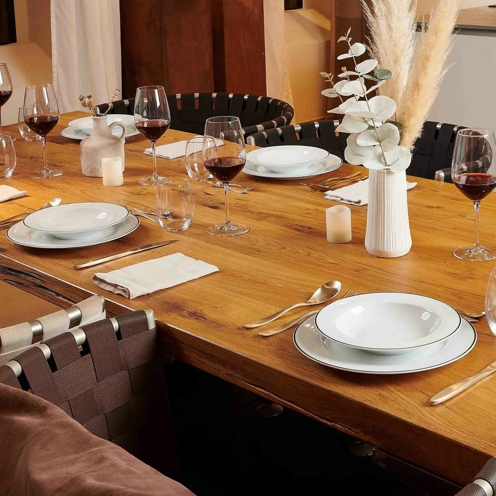 Mäser Zestaw płytkich i głębokich talerzy 12 szt. NOLA