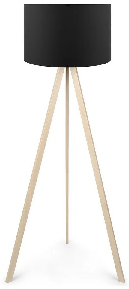 Lampa podłogowa AYD-1521 czarny dąb