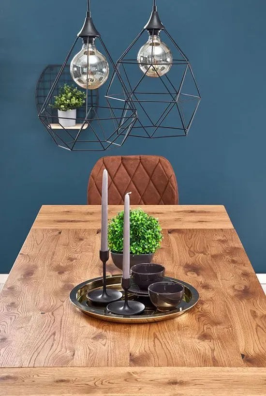 Dębowy stół w stylu loftowym M8-B39
