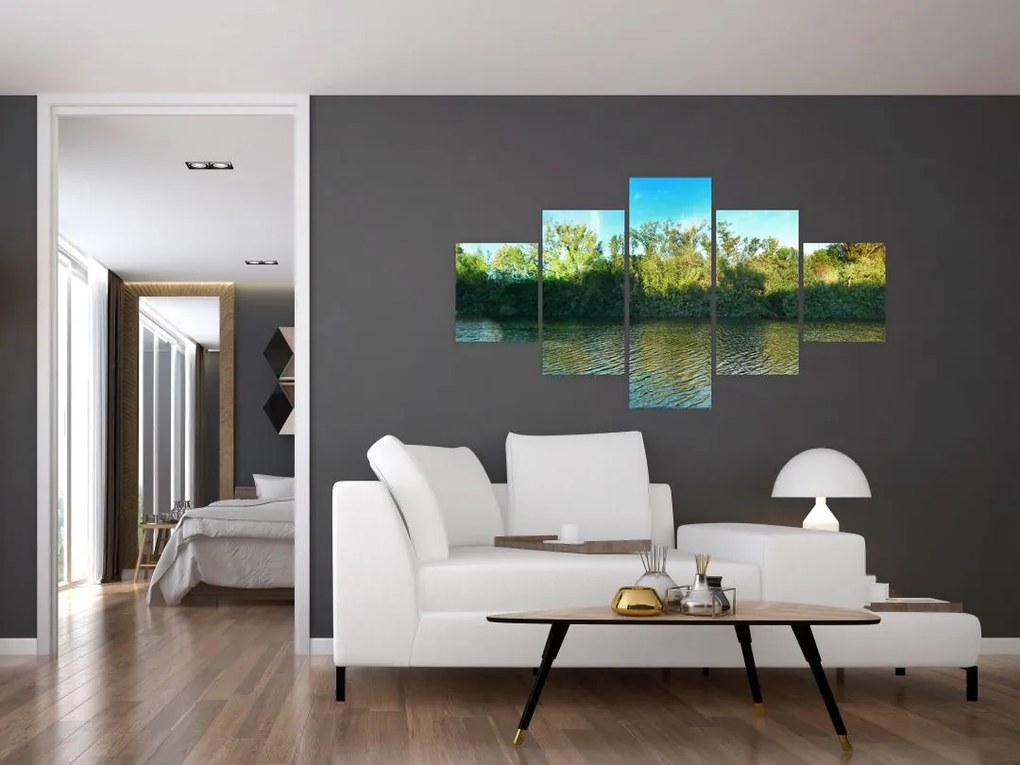 Obraz - jezioro (125x70 cm)