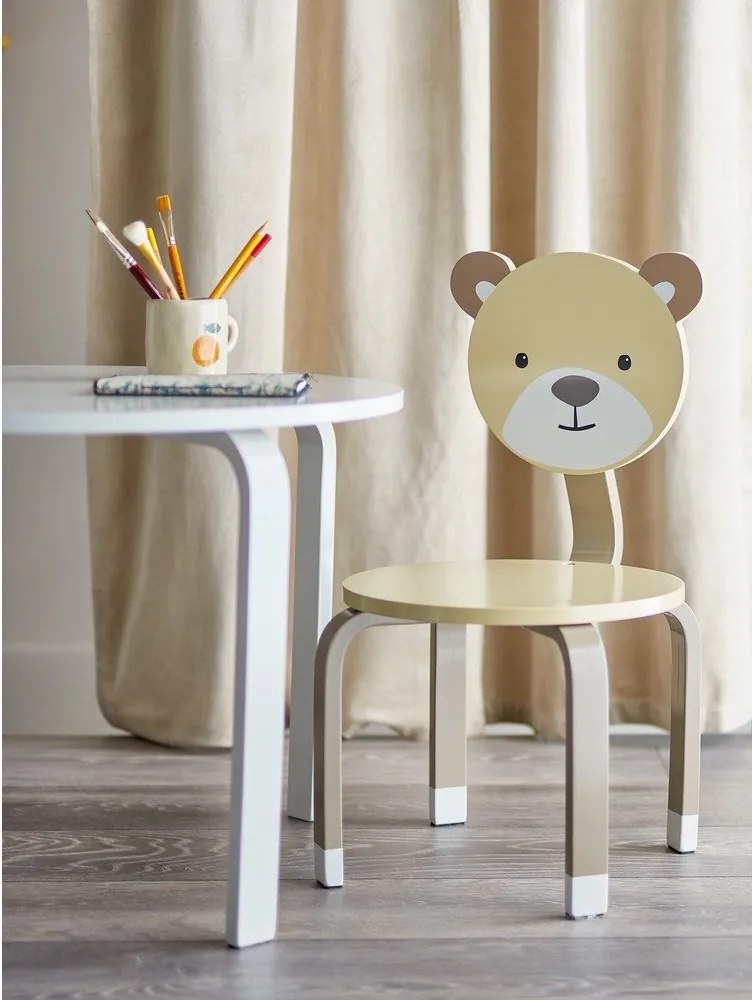 Brązowe krzesło dziecięce Marle – Bloomingville Mini