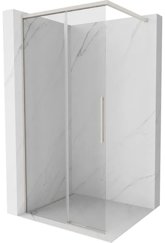 Mexen Rox ścianka prysznicowa Walk-in 95 x 200 cm, transparent 8 mm, nikiel szczotkowany - 8C2-095-003-97-00