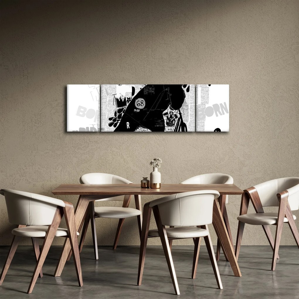 Obraz - Urodzony by jeździć (170x50 cm)