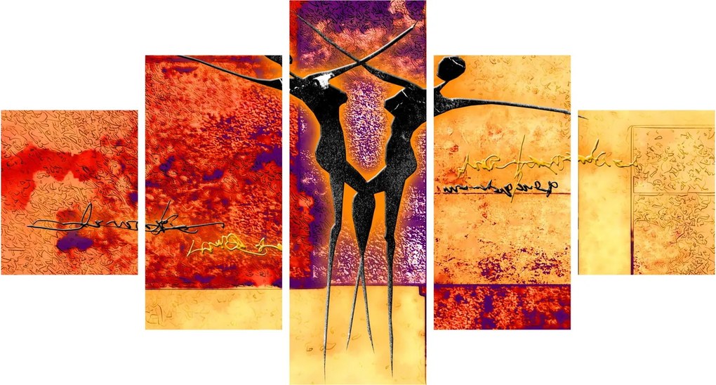 Obraz - Afrykańskie boginie (125x70 cm)