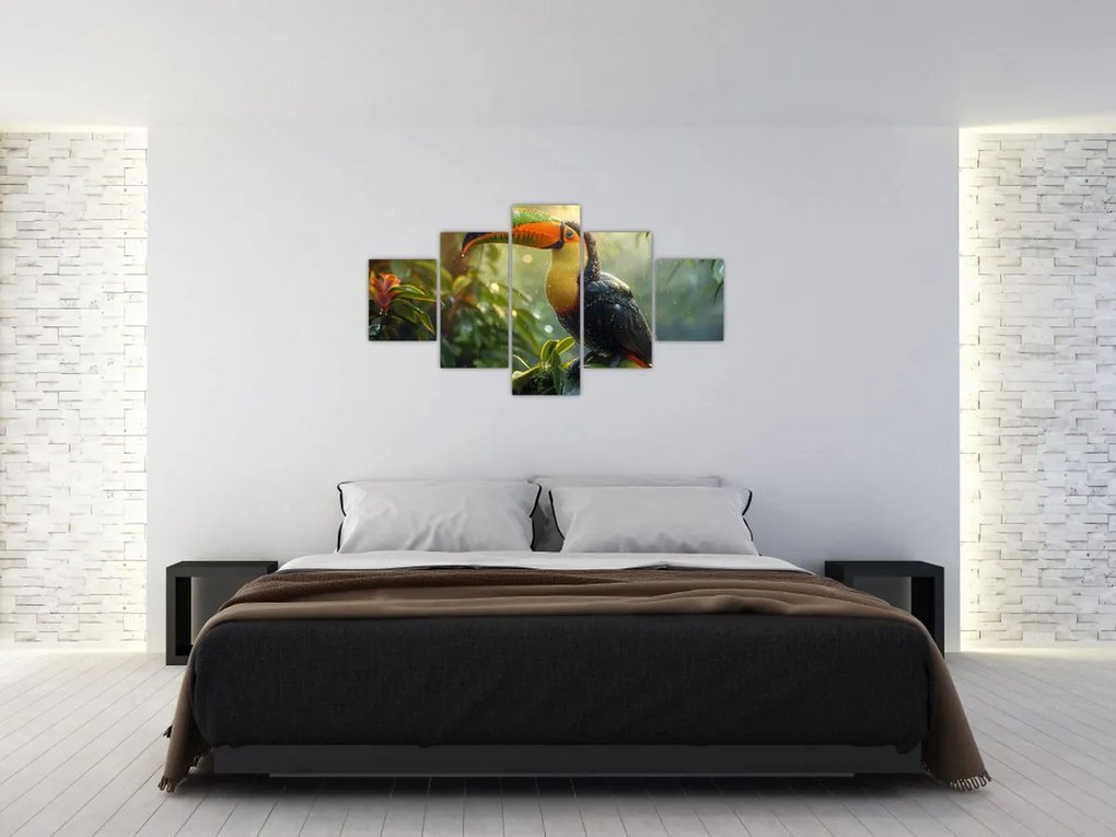 Obraz - Tukan (125x70 cm)