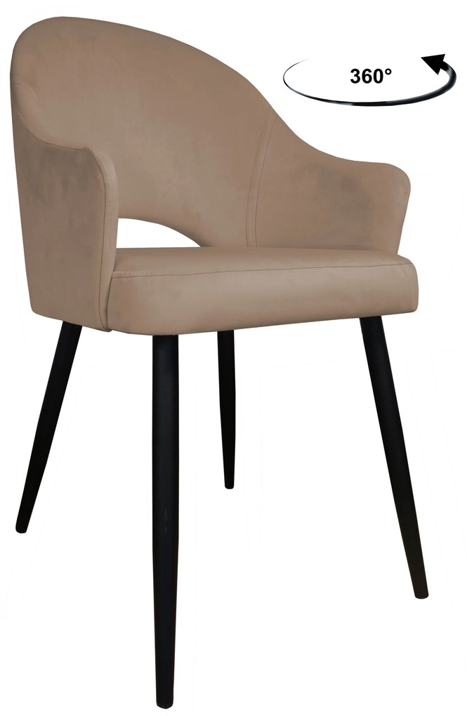 Krzesło obrotowe Velvet podstawa czarna MG06