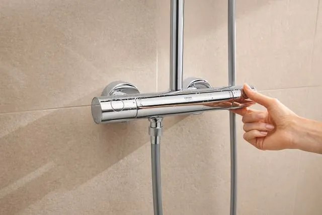 GROHE Tempesta System 250 Cube Duschsystem mit Thermostat