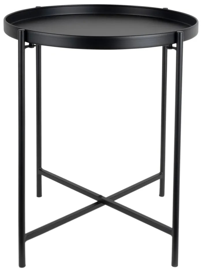 Metalowy okrągły stolik ø 40 cm Meseta – Leitmotiv