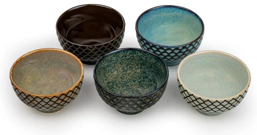 Porcelanowe filiżanki zestaw 5 szt. 200 ml Sara – Bredemeijer