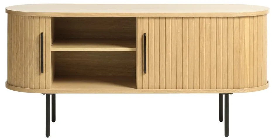 Szafka pod TV w dekorze dębu 120x56 cm Nola – Unique Furniture