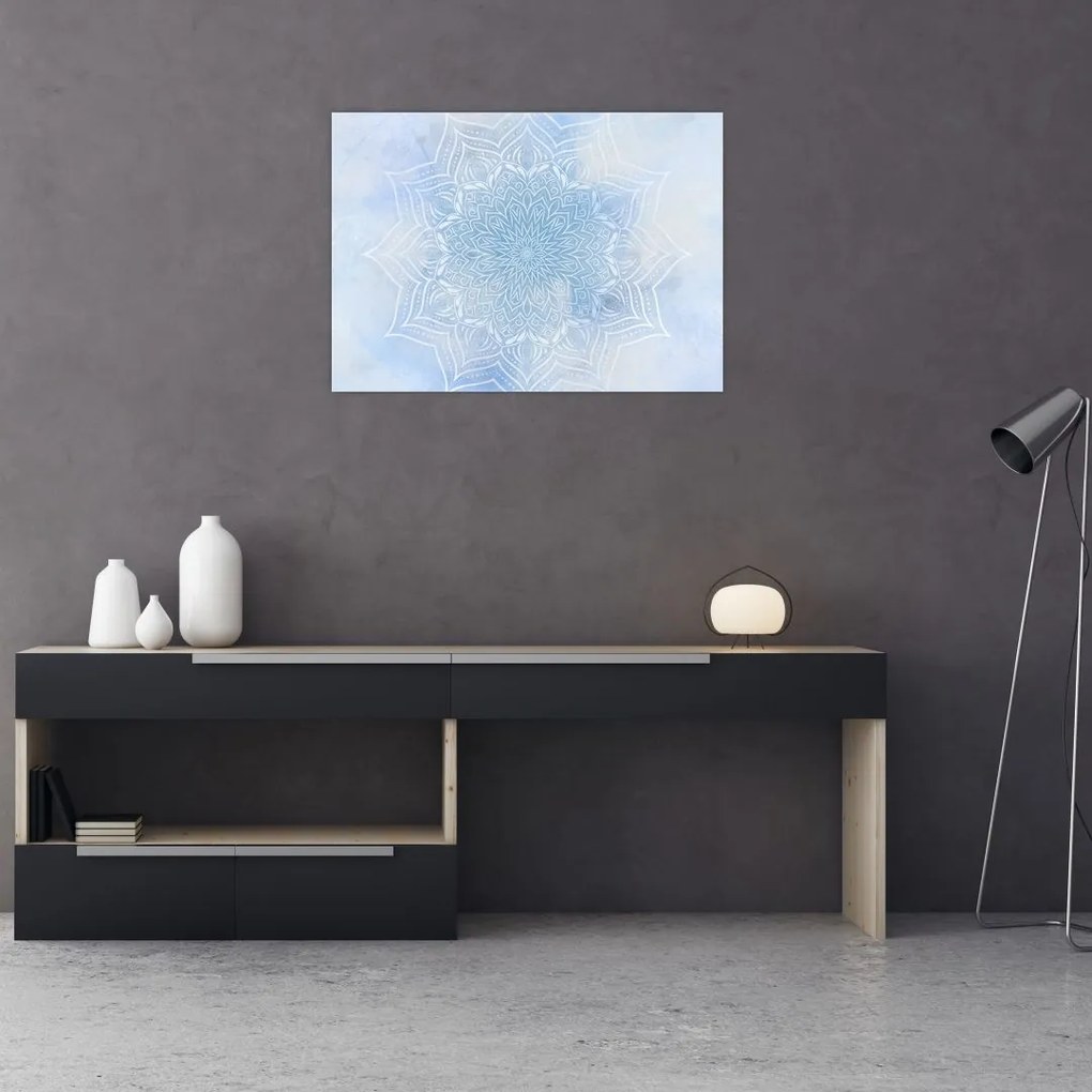 Obraz - Zimowa mandala (70x50 cm)